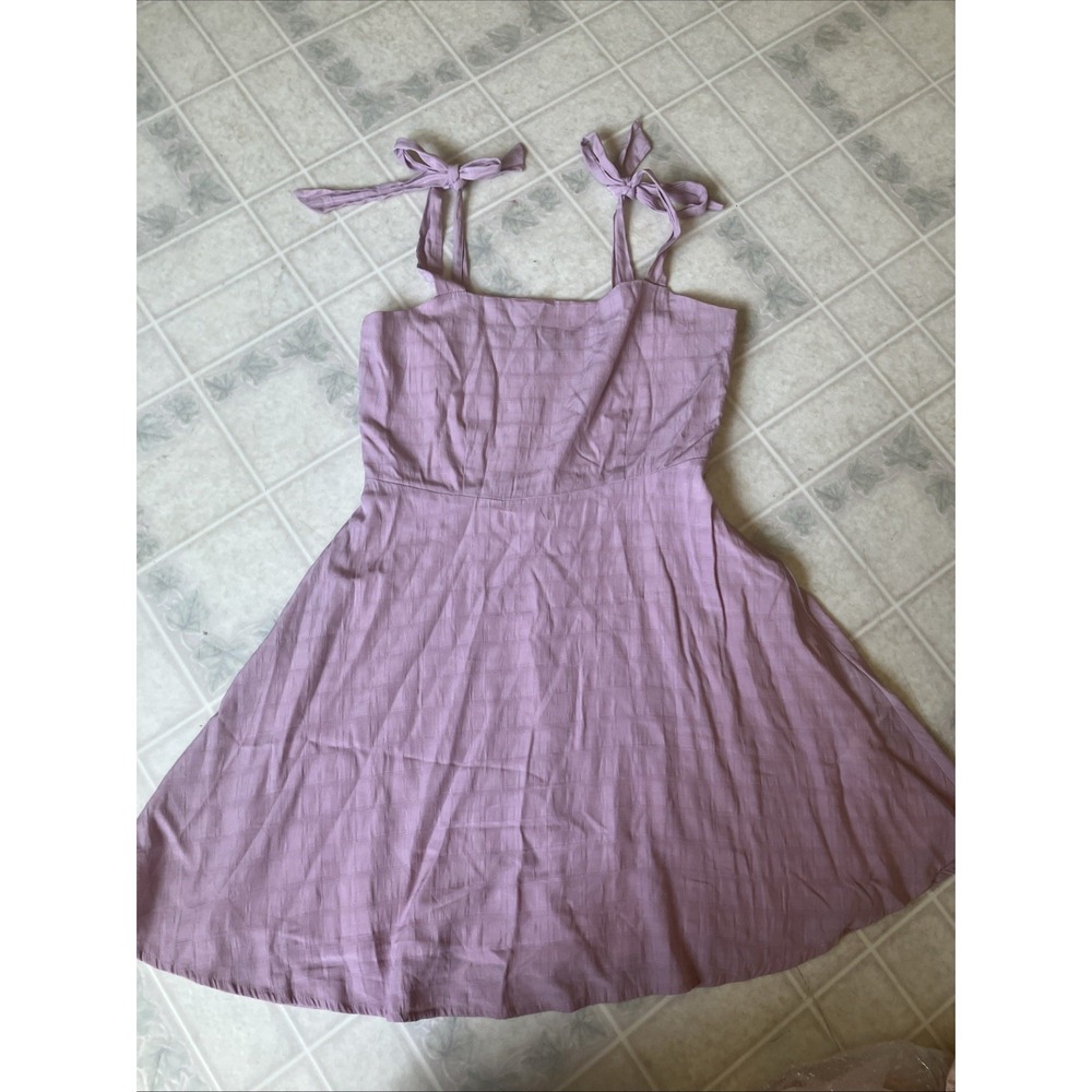 Tie Strap Sundress Cottagecore 90s Pink Coquette Babydoll Boho Fairy Peasant